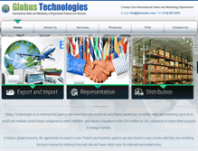 Tablet Screenshot of globustec.com
